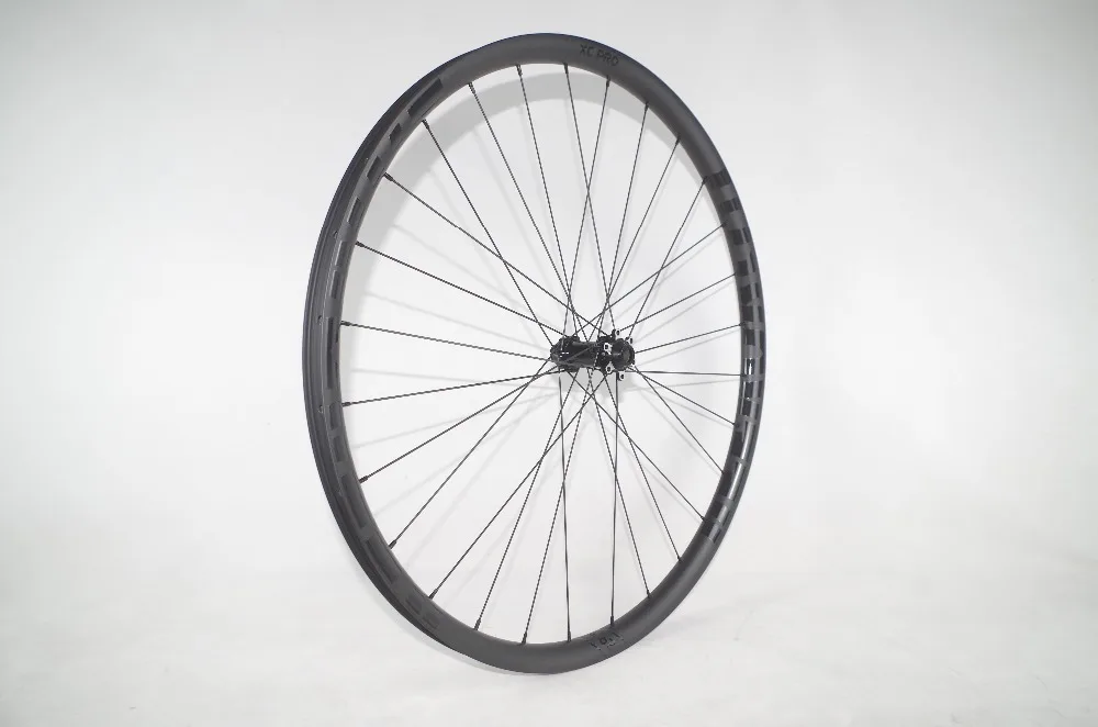 1199g 29er MTB XC 24 мм x 30 мм Асимметричный безхолок, бескамерные колеса для горного велосипеда, карбоновые Колеса 29 дюймов, колесная пара 2" 3 k 12k twill