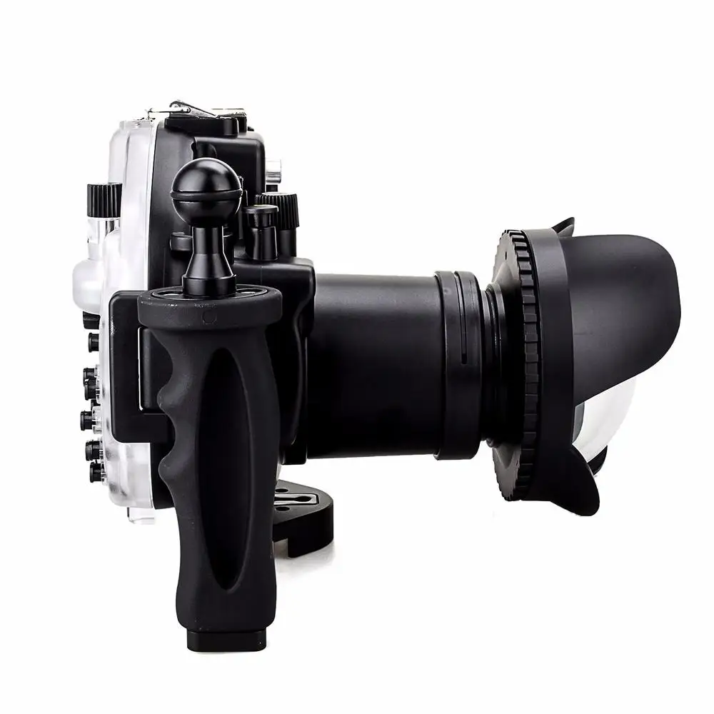 Водонепроницаемый корпус для подводной камеры Olympus E-M5 II с объективом 12-50 мм +