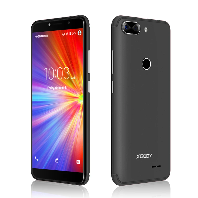 XGODY 3G Dual Sim Smartphone 5.5 Inch 18:9 Android 7.0 Full Screen Mobile Phone Quad Core 1G+8G 5MP Camera 2500mAh Cellphone D27 | Мобильные