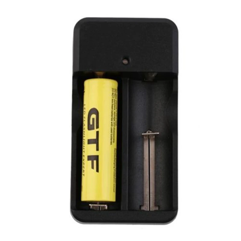 GTF 2 шт желтый 18650 3 7 V 9900mAh литий-ионный аккумулятор + двойное зарядное устройство |