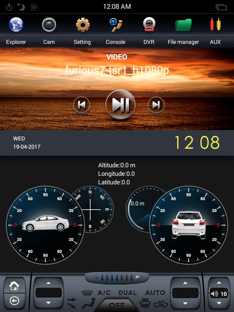 10.4 Inch PX3 Android 7.1 Car Radio Stereo GPS Headunit For KIA CERATO K3 Multimedia Auto Video Player Ram 2G Rom 32G | Автомобили и