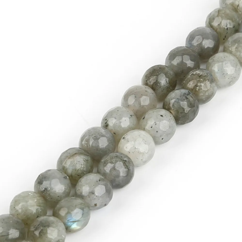 2018 Новый ограненный природный камень персиковый лунный круглые бусины 15 дюймов 4