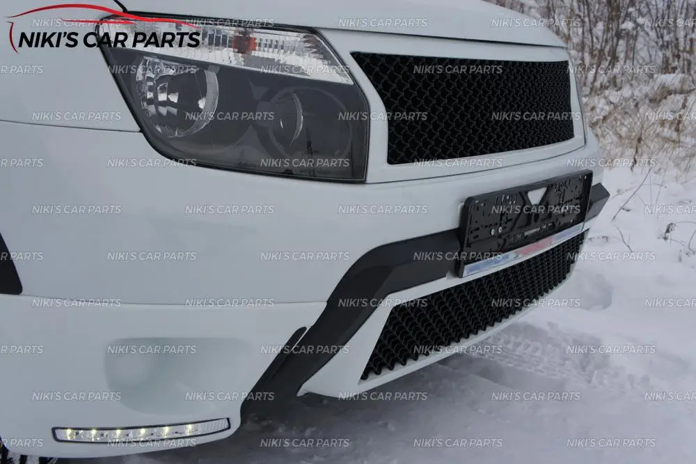 Решетка радиатора для Renault/Dacia Duster 2010- с сеткой ABS пластиковый комплект кузова аэродинамическое украшение автомобиля Стайлинг тюнинг