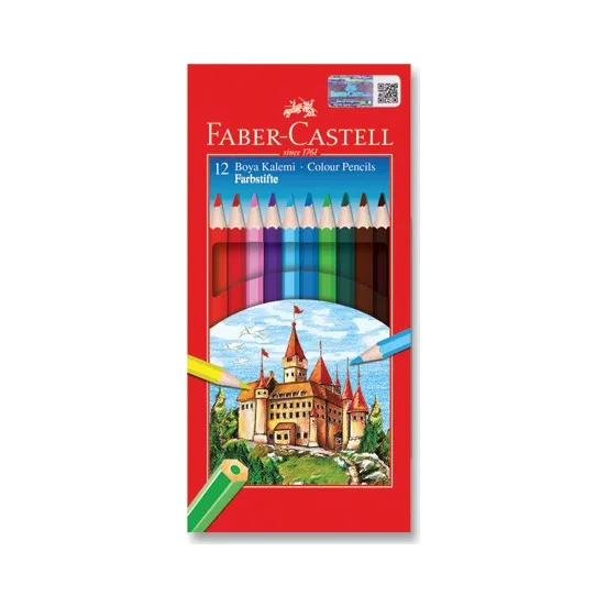 Оригинальный Faber Castell Цветной карандаш Farbstifte 12 цвета в ассортименте картонной