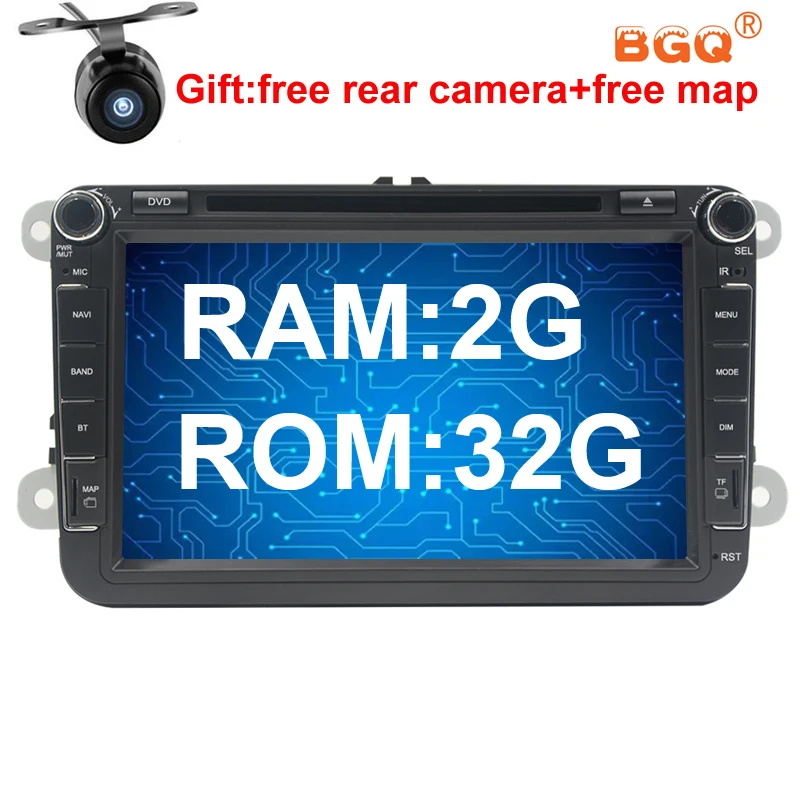 2G ram 32G rom Android 7 1 8 дюймов Автомобильный DVD плеер gps для VW/Volkswagen/Passat/POLO/GOLF/Tiguan/Skoda/Seat/Leon