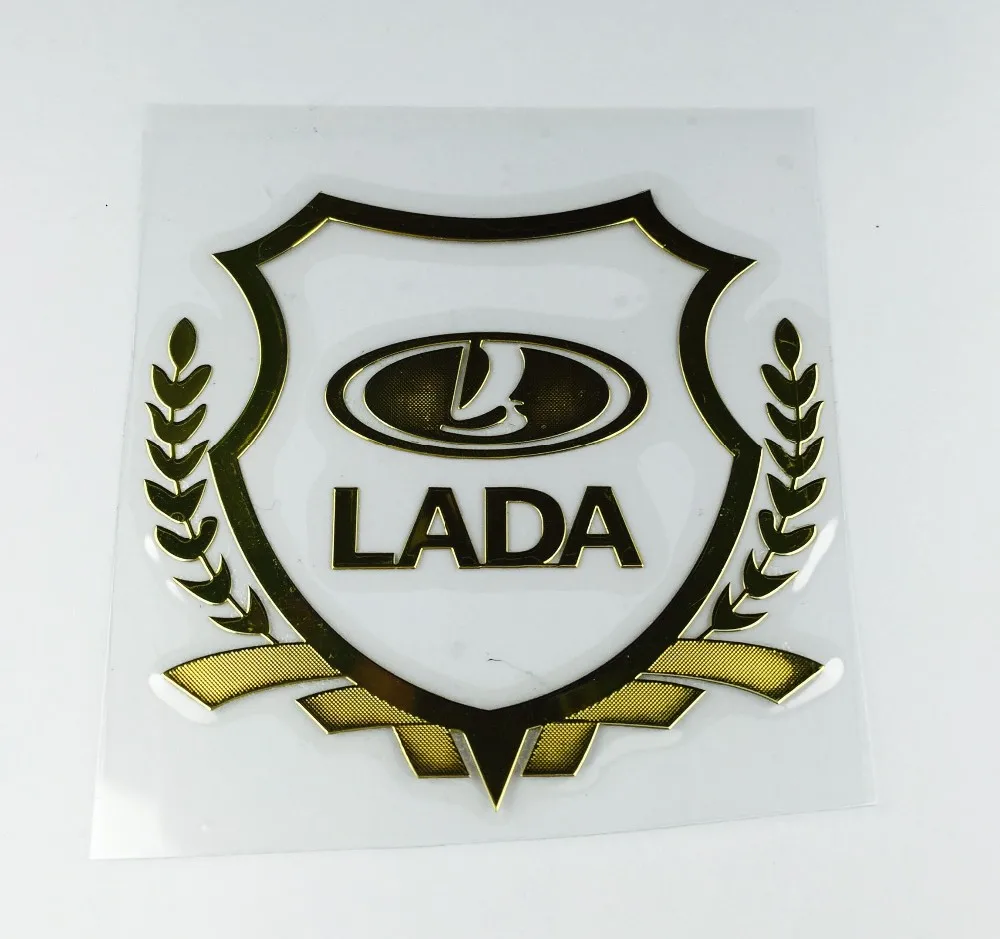 DG 11 отличный новый автомобильный Золотой металлический жетон чехол для lada niva kalina