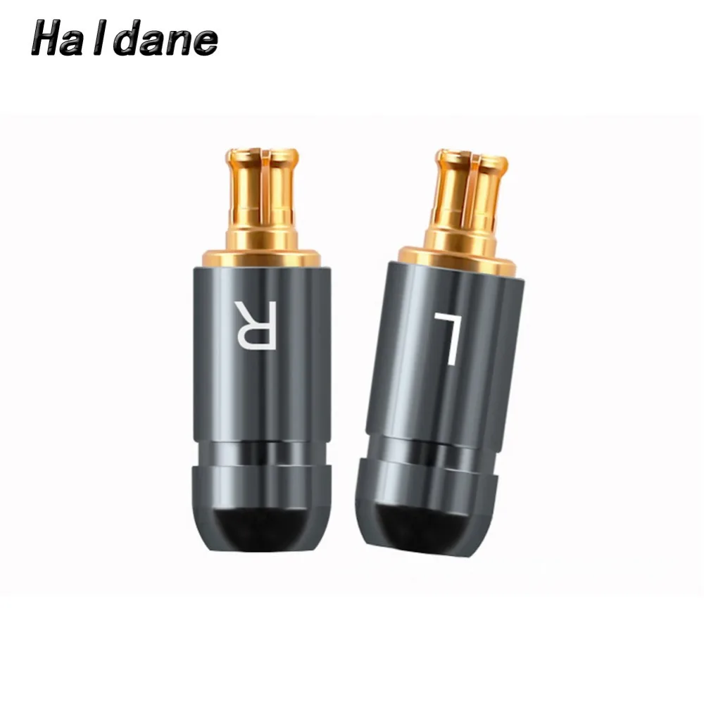 

Free Shipping Haldane HiFi Earphone DIY Pins Plug For CKS1100 E40 E50 E70 Gold Plated Connector