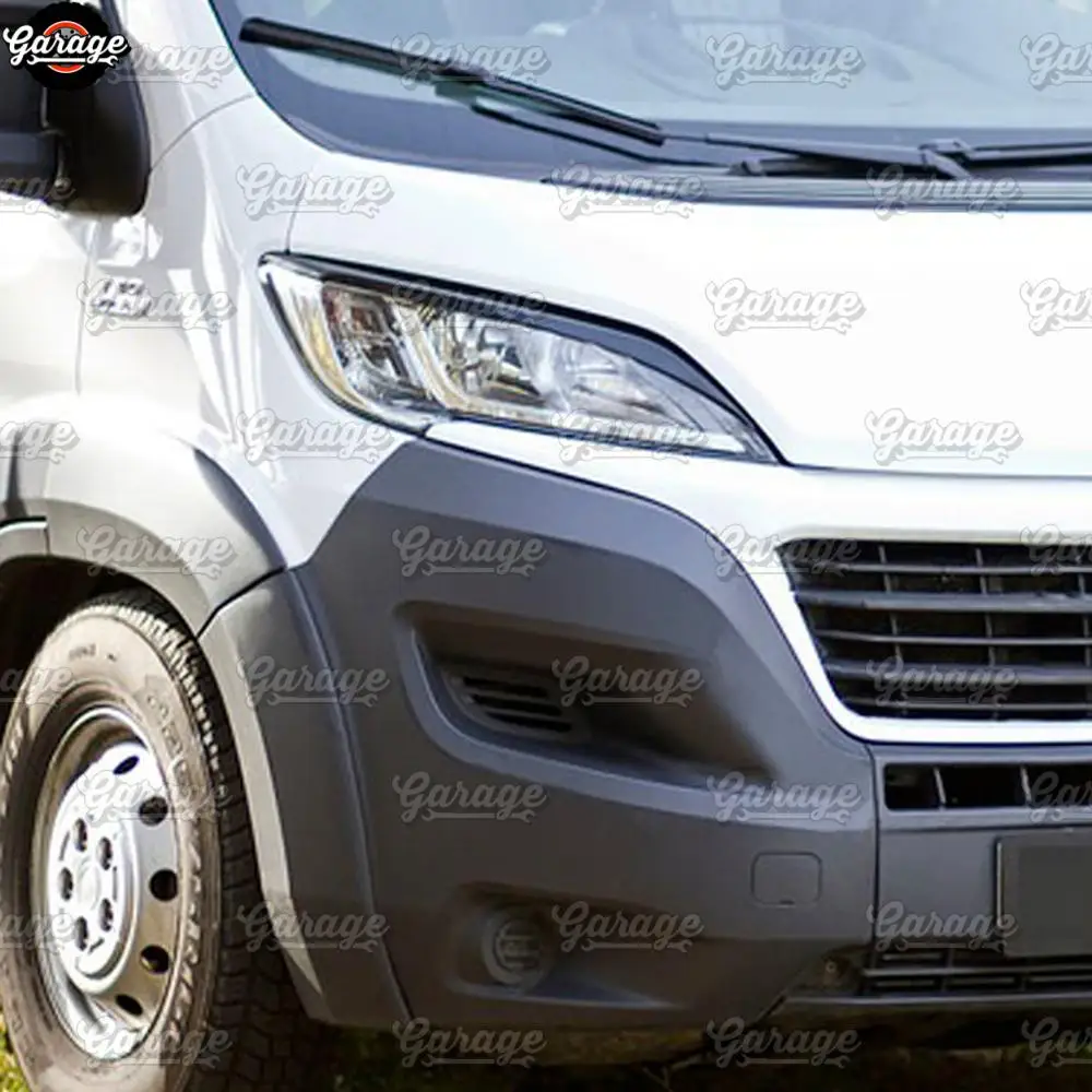 Веки для фар чехол Fiat Ducato 2014 2018 АБС пластик накладки на реснички аксессуары