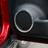 for nissan qashqai j11 2015 2016 2017 abs chrome door speaker box plated ring panel decoration car styling accessories 4 pcs