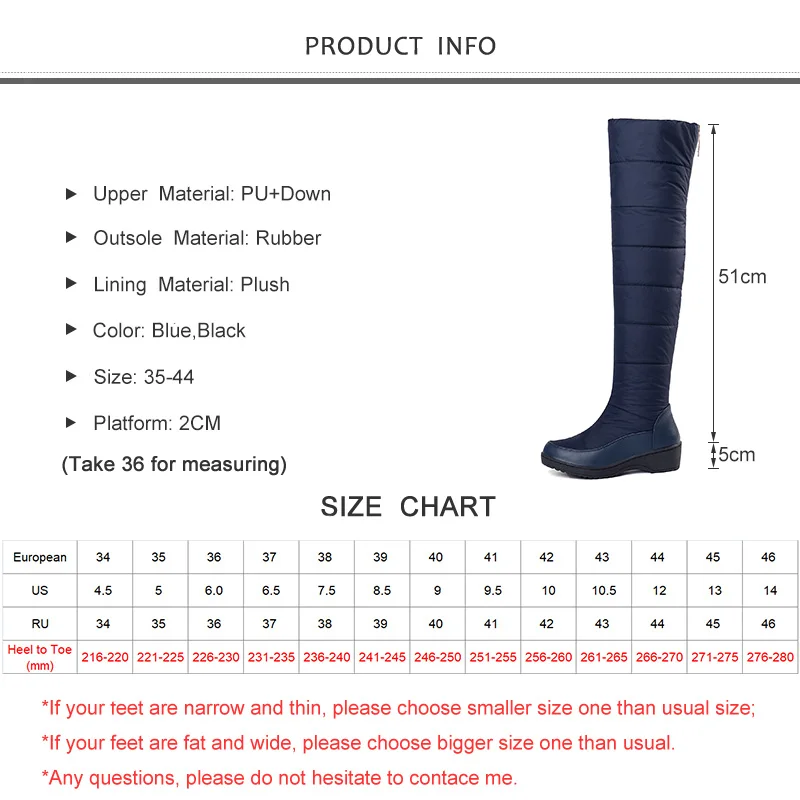 Новинка 2018 зимние женские Сапоги выше колена на среднем каблуке с круглым носком