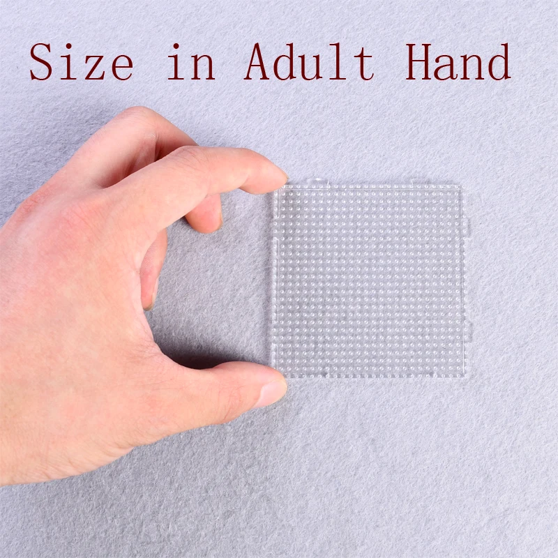 1pcs Mini Hama/Perler Beads Pegboards 2.6mm Size 7.3cm*7.3cm DIY Lover Hama Board Platform Fit to School | Игрушки и хобби