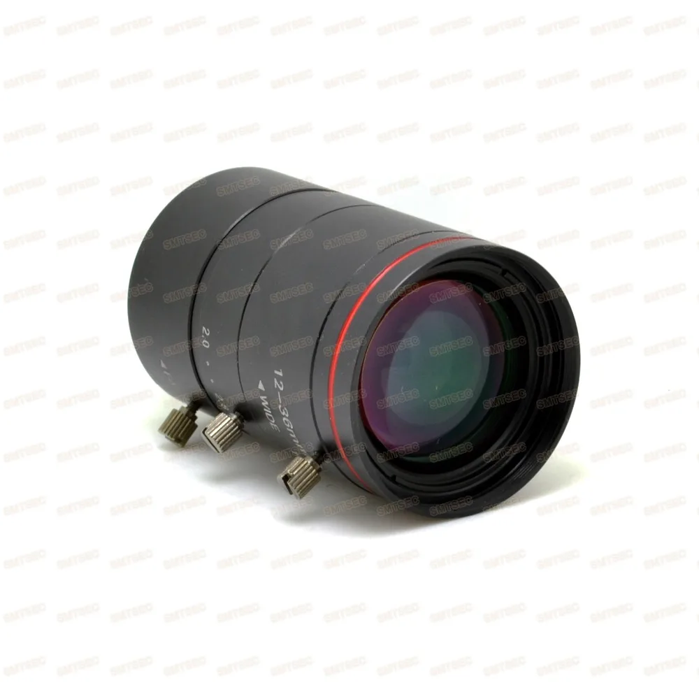 12 36 мм 3x зум вариофокальный C образный объектив 1/1.8 &quotF2.0 3MP Профессиональный SMTSEC