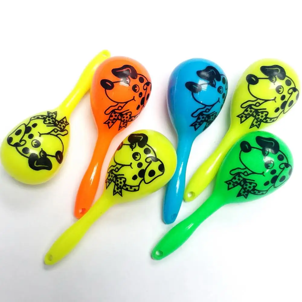 4 шт. мини пластиковая собака Maracas 424 дети фиеста партии Goody Лут мешок наполнитель