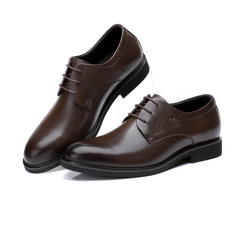 CAMEL/деловые и свадебные модельные туфли из натуральной кожи в английском стиле