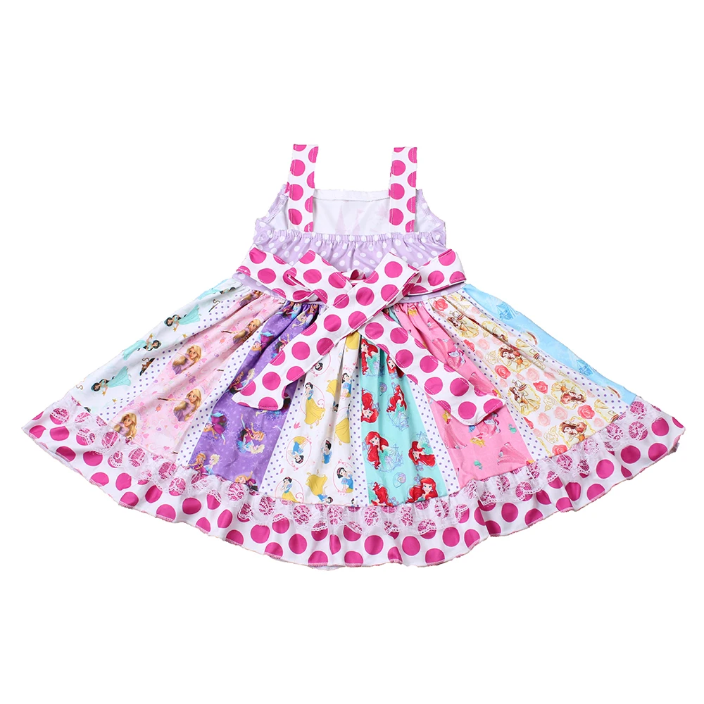 Newborn Baby Girl Clothes Kids dress summer lovely Small cartoon princess pattern | Детская одежда и обувь