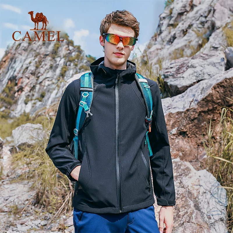 CAMEL Softshell мужская и женская уличная куртка водонепроницаемая ветрозащитная