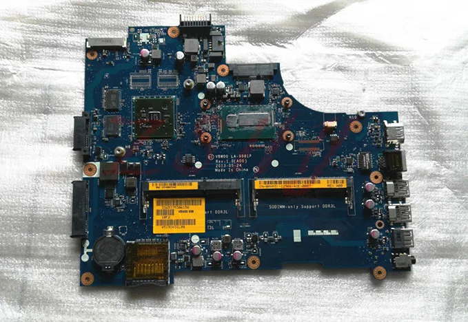 Для Dell 5537 материнская плата для ноутбука 0K5RR0 K5RR0 с SR170 i5 LA-9981P HD 8670M 2GB Материнская 100%
