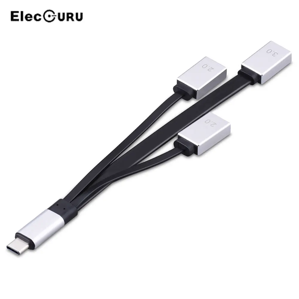 Тип usb C USB 2 0/3 0 Женский адаптер OTG HUB 3 Порты и разъёмы синхронизации данных Cablefor