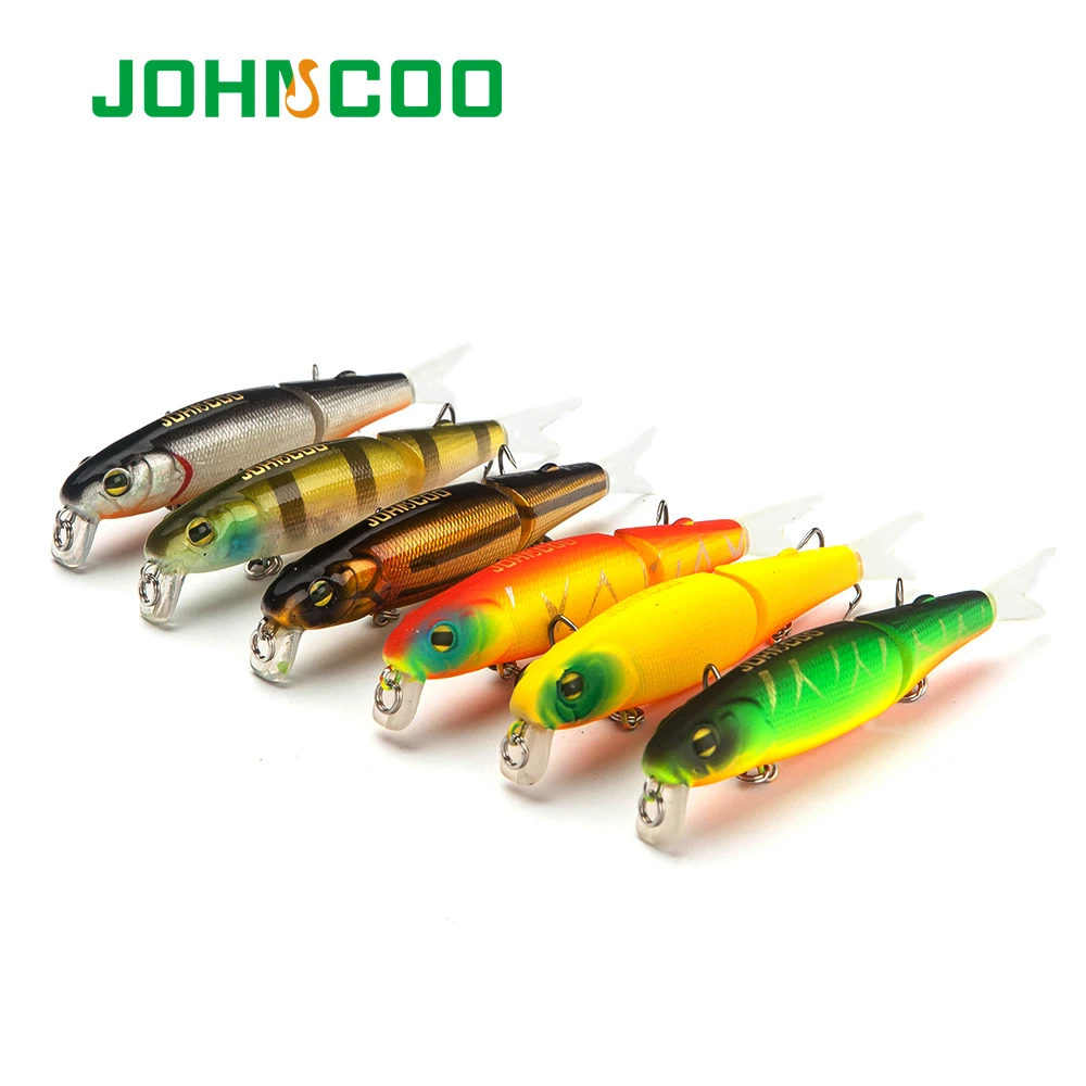 JOHNCOO крошечные Magallon 88 мм 8g Рыболовная Приманка Minnow блесна с приманкой резиновым