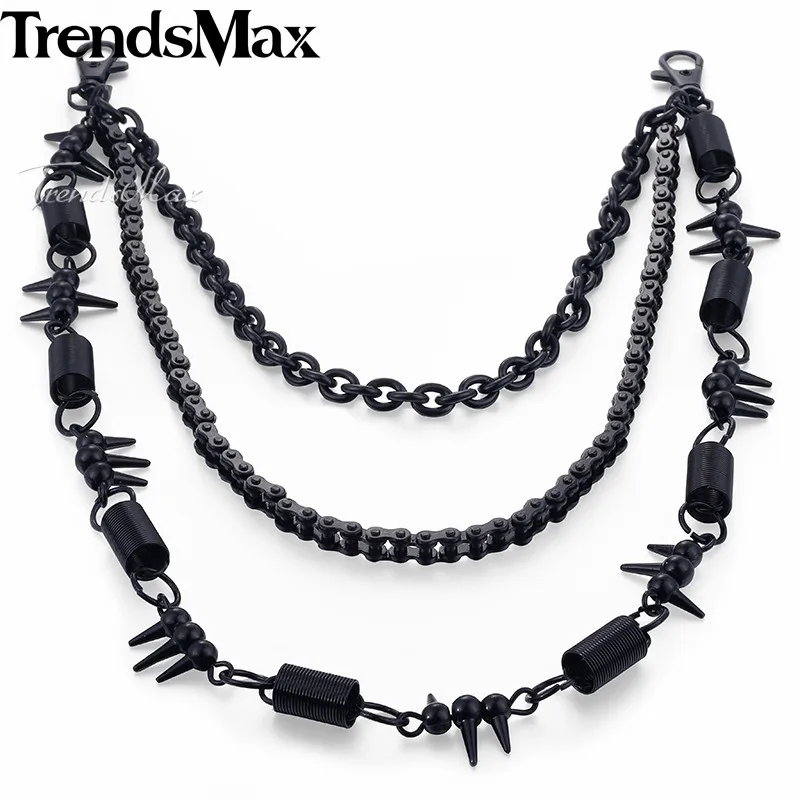 Высококачественный мужской 3 жильный Байкерский шнур Rolo для мальчиков звеньевая