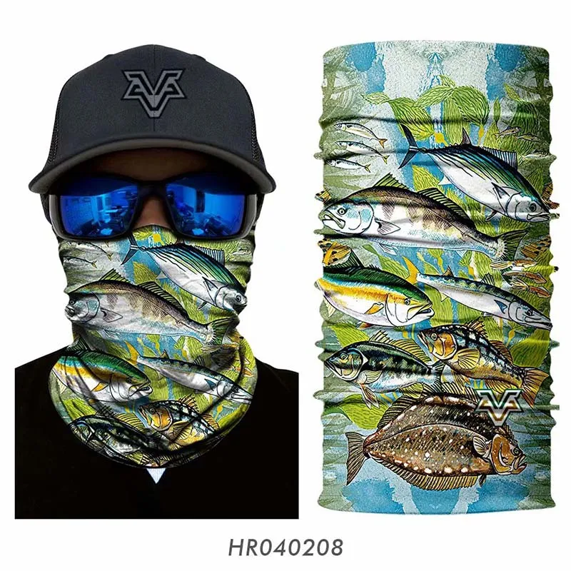 Fishing HR040208 Рыболовные банданы шарфы банданы для велоспорта Ciclismo повязка-баф маска для лица шеи теплые повязки на голову для мужчин дропшиппинг - Цвет: Fishing HR040208