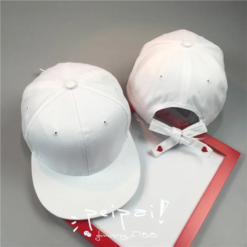 Seioum female bow casual baseball cap Deus cap pink black white lady Ovo Drake hat Snapback womenlove hip hop hat