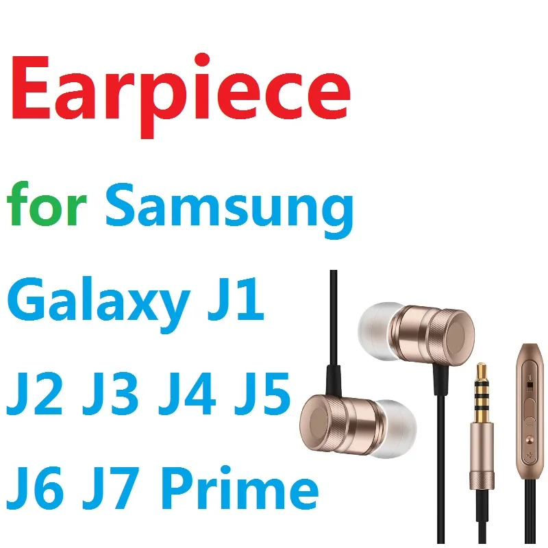 

Professional Earphone Metal Heavy Bass Music Earpiece for Samsung Galaxy J1 J2 J3 J4 J5 J6 J7 Prime fone de ouvido