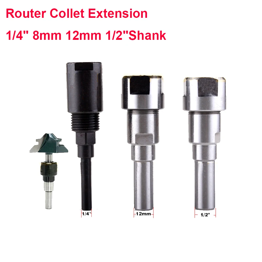 

1 шт. 1/4 "8 мм 12 мм 1/2" хвостовик цанговый патрон Держатель для фрезерного станка с ЧПУ фрезерный стержень