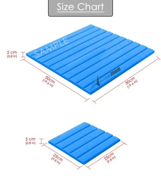 Arrowzoom 20 шт. 9 8x9 8x0 8 дюйма плоская студийная Звукопоглощающая Панель акустическая
