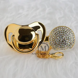 MIYOCAR BLING все золотые Пустышки и соски клип уникальный дизайн ребенка SGS сертификат Безопасный и уникальный A8