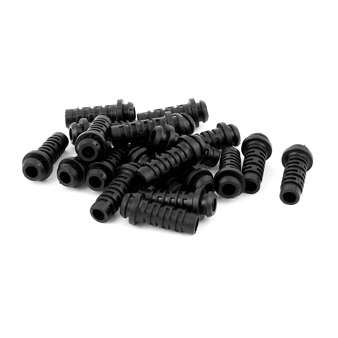 

UXCELL 20Pcs 27Mmx8mmx5mm Rubber Strain Relief Cord Boot Protector Cable Sleeve Hose For Cellphone Charger Boot Wire