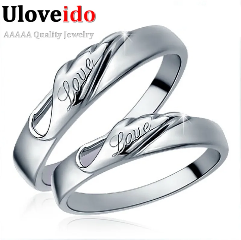 Joyas Старинные Циркон Влюбленных Обручальное Кольцо Необычные Подарки для Женщин
