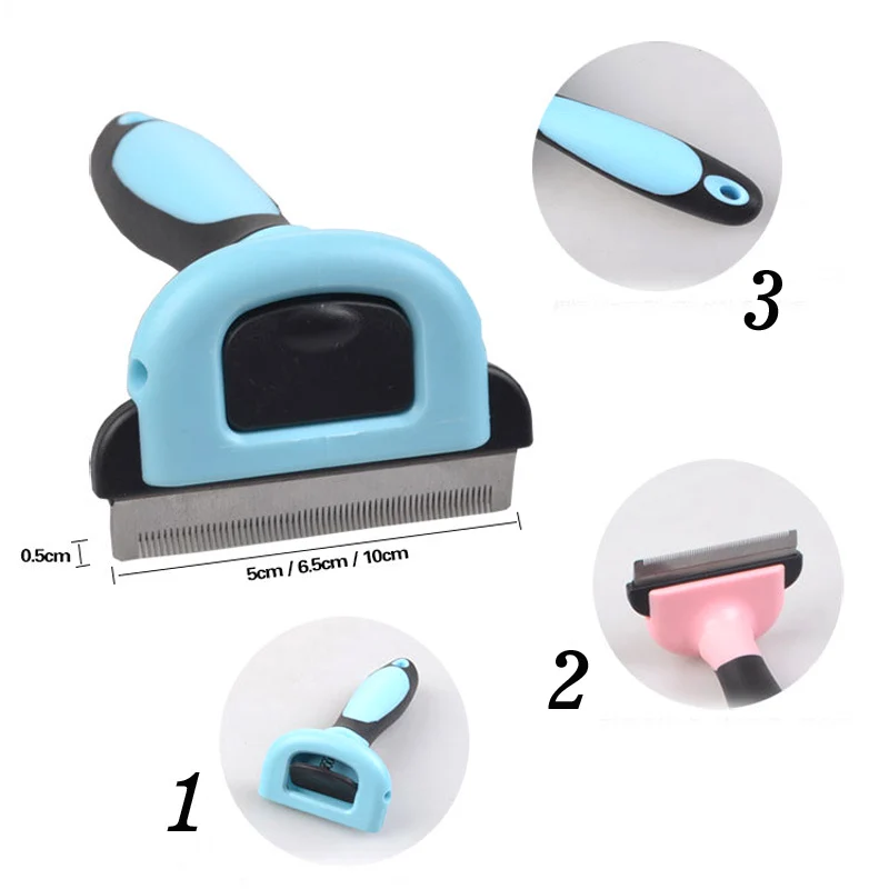 Pet расческа для удаления волос товары собак Расческа котов Съемная волосы линять