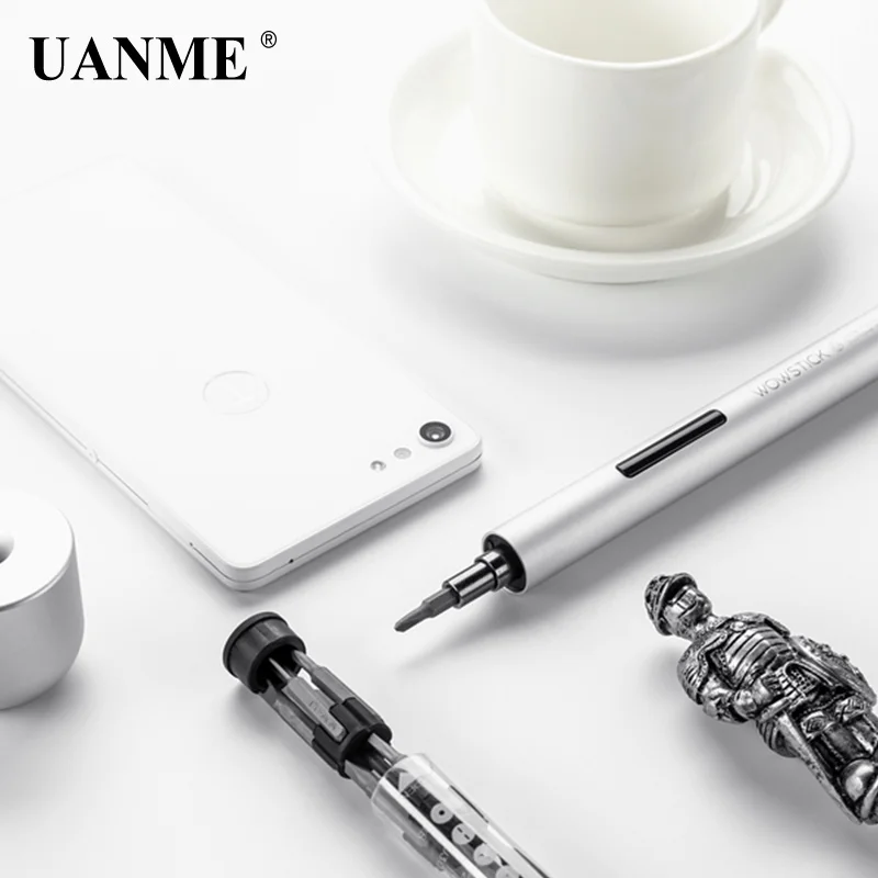 wowstick 1p plus 1p upgraded electric screwdriver aluminium body diy tools kit for phone repair xiaomi smart home free global shipping