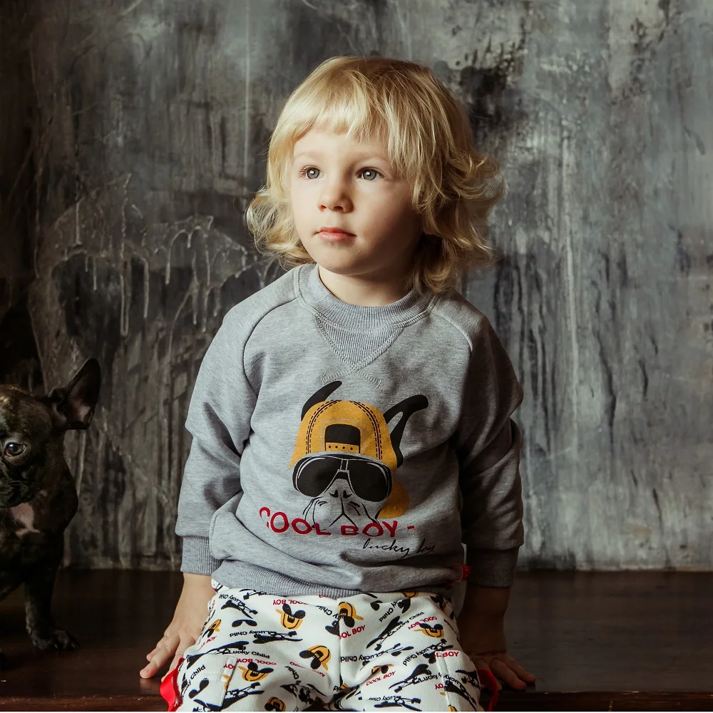 Кофта Lucky Child арт. 44 12pf (Крутой парень) [сделано в России доставка от 2 х