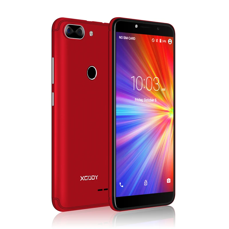 XGODY 3G Dual Sim Smartphone 5.5 Inch 18:9 Android 7.0 Full Screen Mobile Phone Quad Core 1G+8G 5MP Camera 2500mAh Cellphone D27 | Мобильные