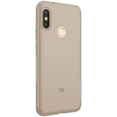 Красный mi 6 Pro чехол Nillkin натуральный прозрачный мягкий кремний TPU Защитный чехол для xiaomi mi a2 lite чехол 5,84 дюйма