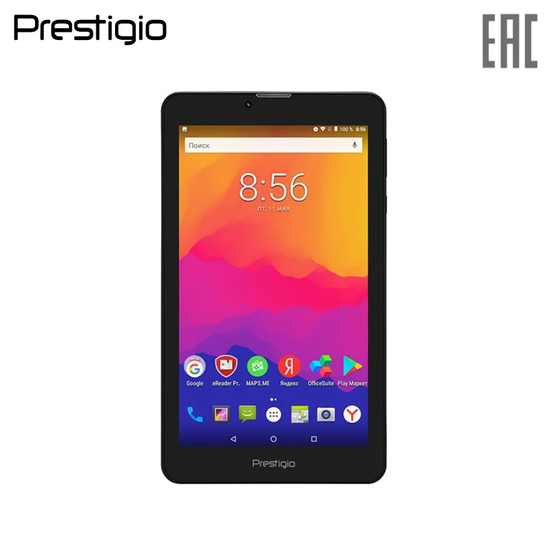Планшет PRESTIGIO Wize 3427 3G Dual SIM 7''(1024х600) Android 7.0 1GB DDR 8GB Flash 2500mAh battery Dark Gray|Планшеты| |