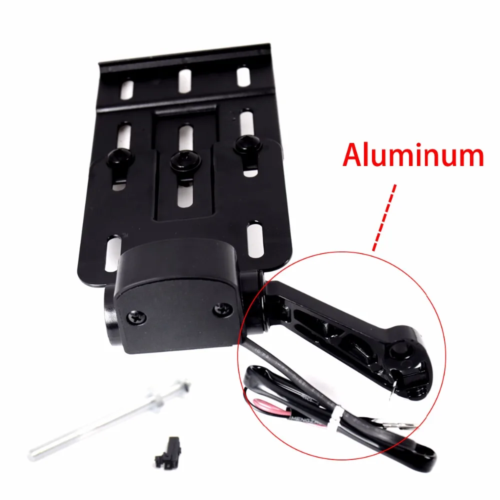 Черная телескопическая складной светодиодный светильник Алюминий Боковое