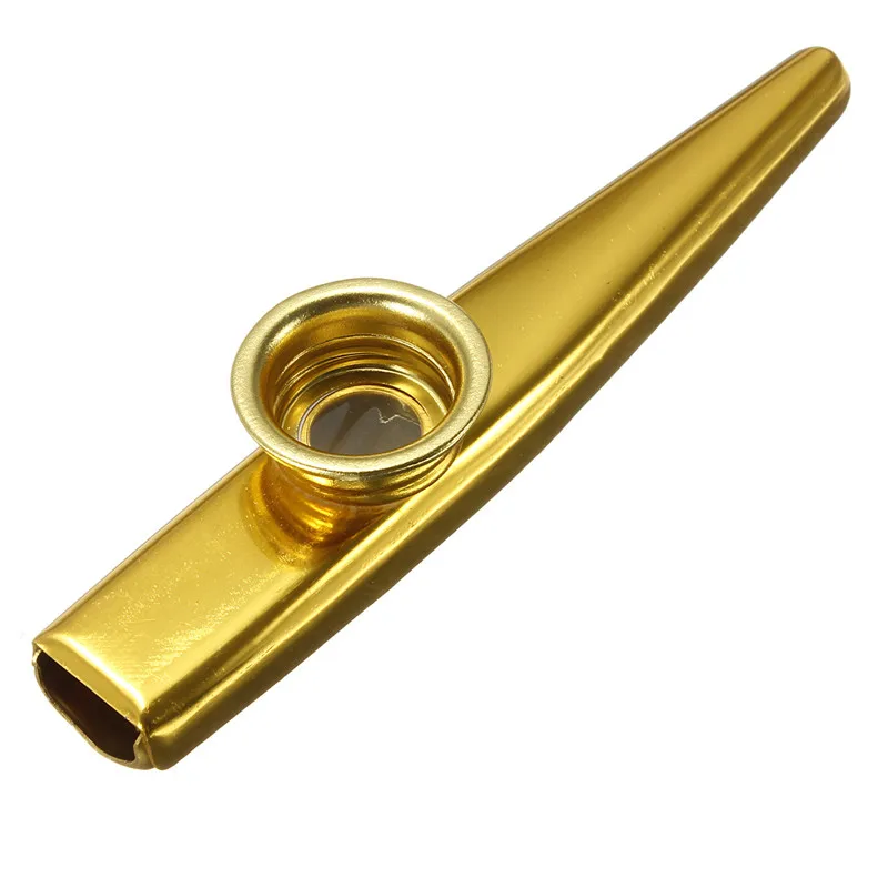 ЗЕБРА Новое поступление простая Легкая металлическая гармоника флейта kazoo для