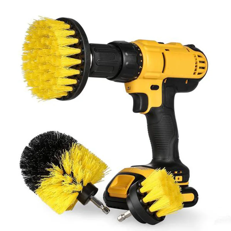 Власти Скруббер Щетки Набор для Ванной Комнаты | Сверла Щетка Чистки Cordless Drill