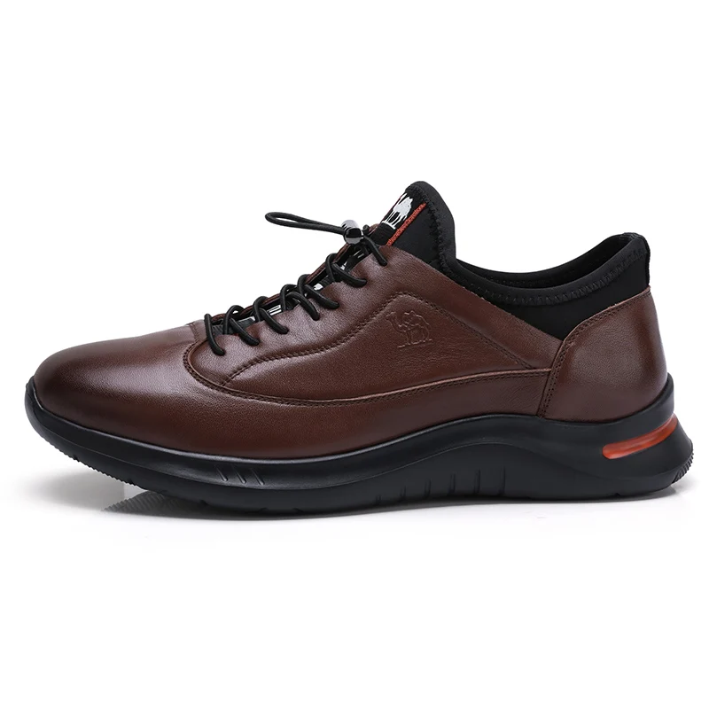 CAMEL/Новинка; мужская повседневная обувь; модная мужская обувь из натуральной кожи; мягкая гибкая легкая мужская обувь с поролоновой подошвой
