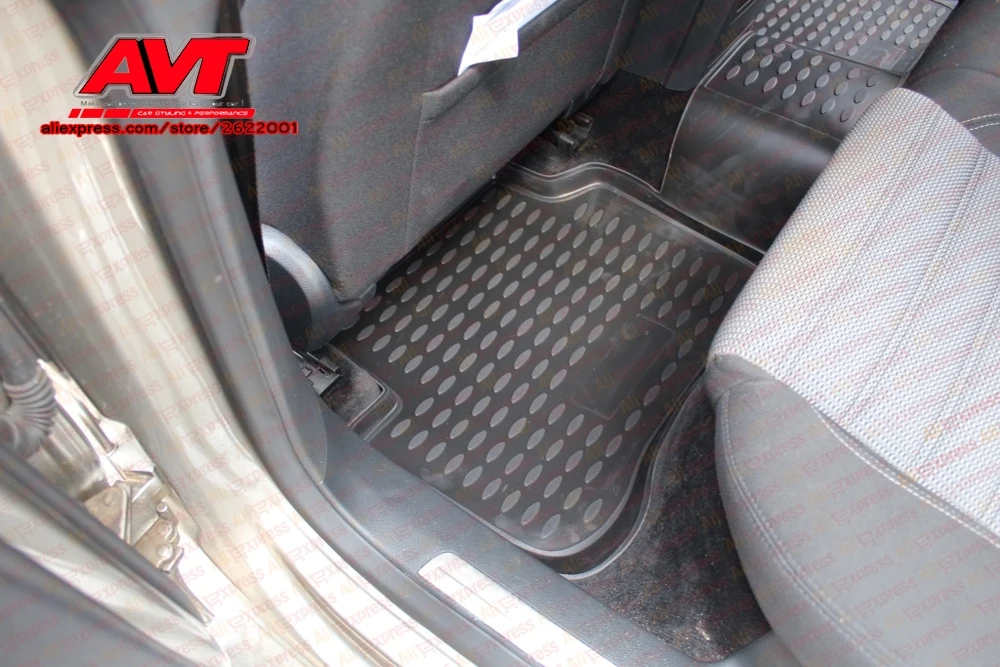Коврики для Volkswagen Passat CC 2009-4 шт. резиновые коврики Нескользящие резиновые интерьерные автомобильные аксессуары для укладки