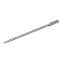 1pcs s2 t10 150mm length 14 hex shank magnetic torx security screwdriver bits silver gray repair tools