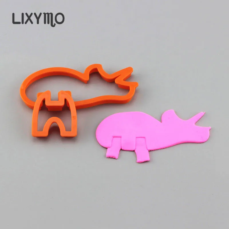 LIXYMO 3 шт./компл. 2017 динозавр DIY fondant Формочки фрезы для тиснения животных формы