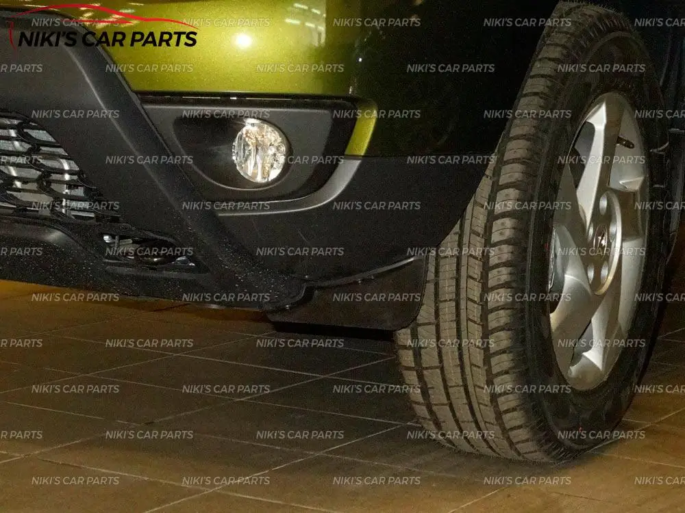 Щитки аэродинамические для Renault Duster 2010- на передний бампер резиновая отделка анти-брызговик аксессуары защита Стайлинг