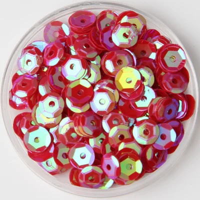 Горячая 20 г 6mm26colors ПВХ Круглый Кубок Свободные пайетками Швейные Свадьба Ремесло