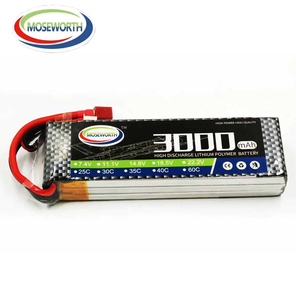 Аккумулятор Lipo 11 1 В 3S 3000 мАч 30C для игрушек с дистанционным управлением Вертолет