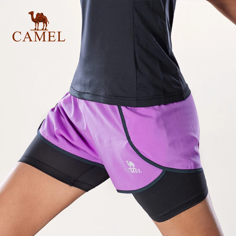CAMEL Женские спортивные шорты для фитнеса повседневные быстросохнущие женские