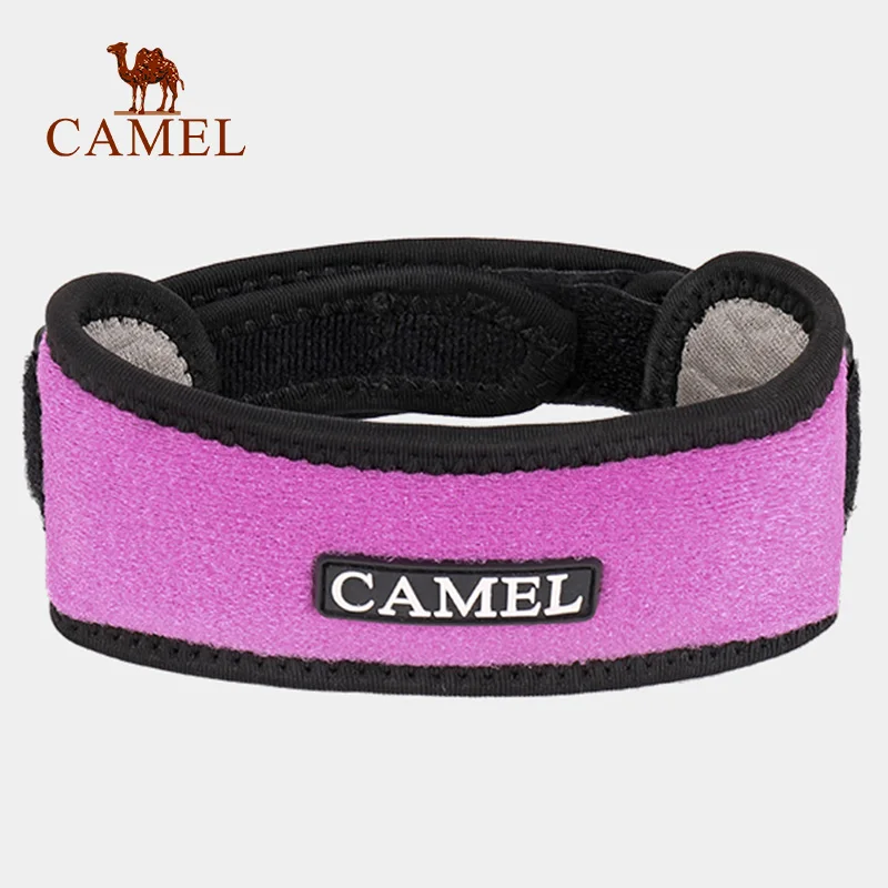 CAMEL 1 шт. Регулируемый наколенник защитный ремень Стабилизатор защита опорный коврик с поясом для спорта на открытом воздухе наколенник Keenpad - Цвет: Purple